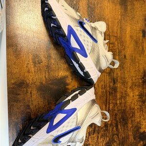 Nike White and Gray Athletic Shoes